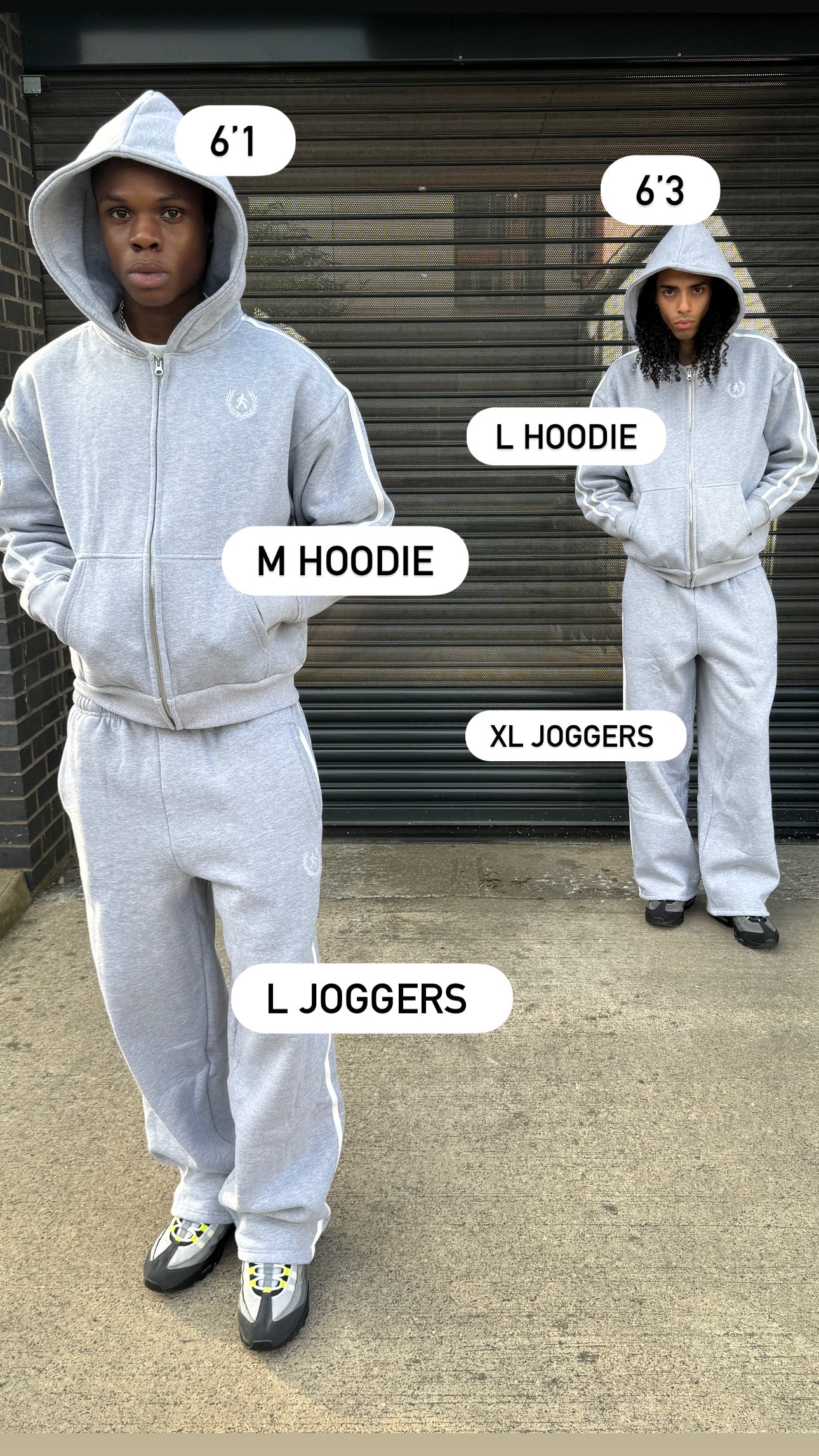 SPORTACUS ZIP HOODIE [HEATHER GREY]