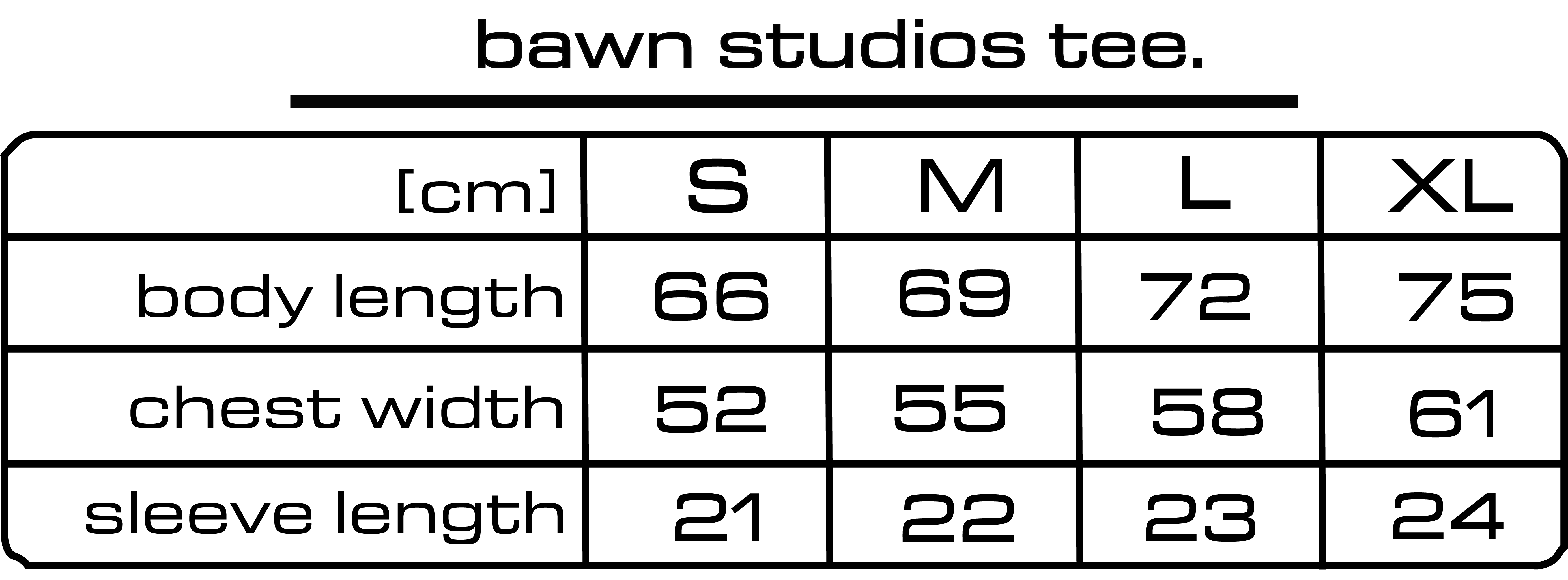 UBAWN STUDIOS TEE [BLACK]