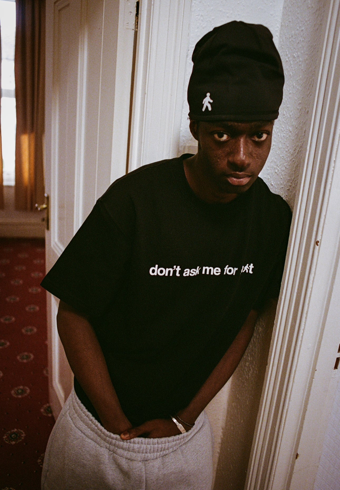 DONT ASK ME FOR SHIT TEE - BLACK