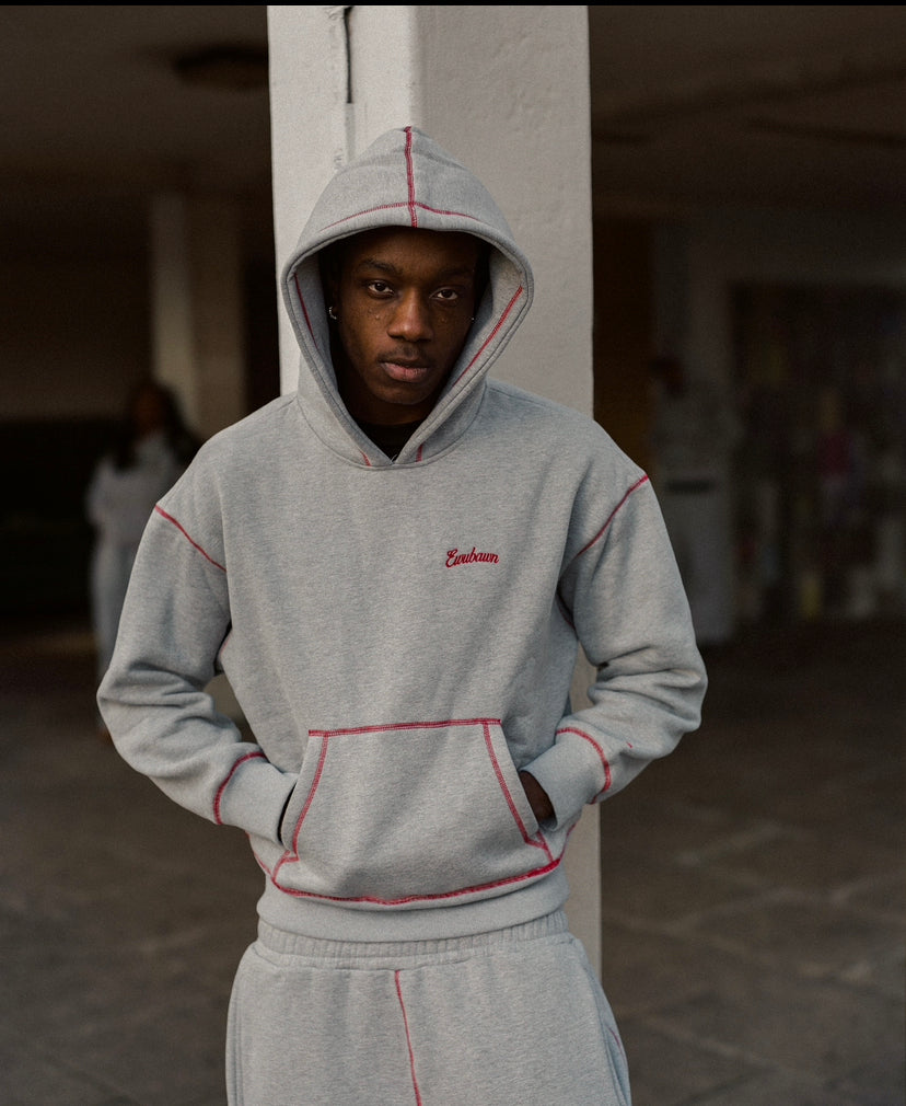 CANDY CANE CONTRAST HOODIE