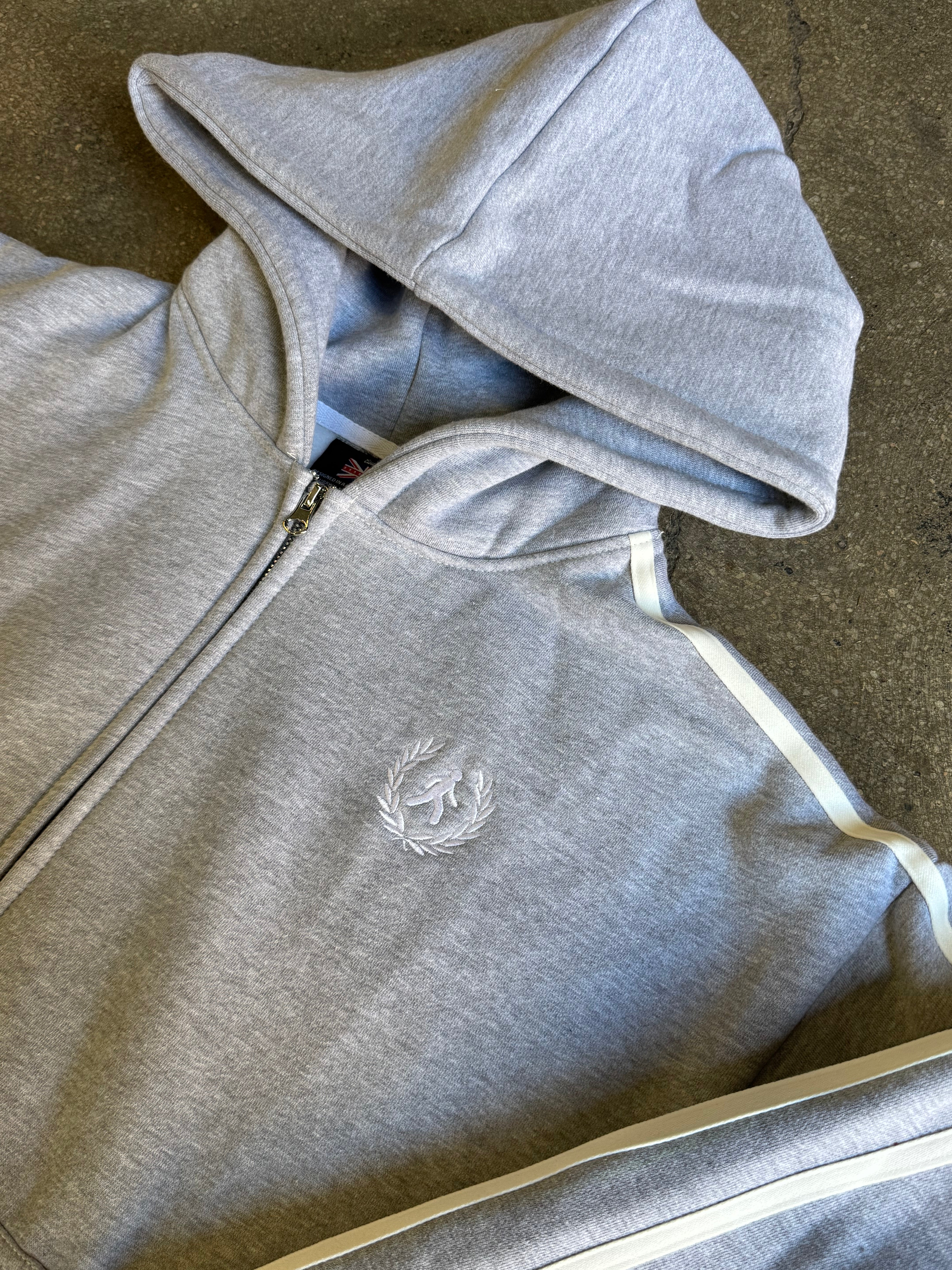 SPORTACUS ZIP HOODIE [HEATHER GREY]