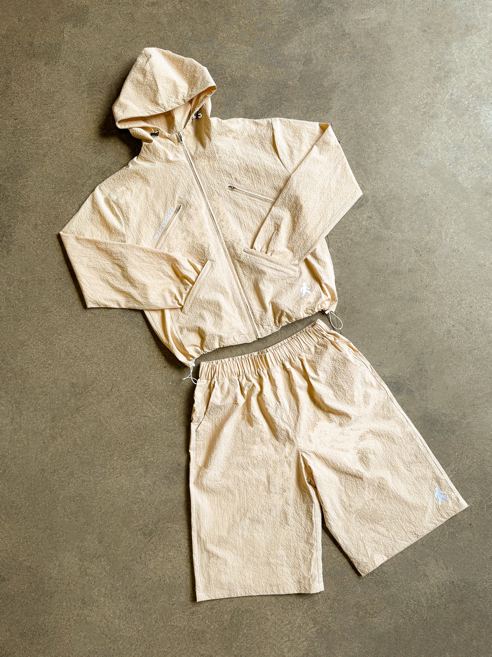 QUATRE RIPPLE JACKET [CREAME]