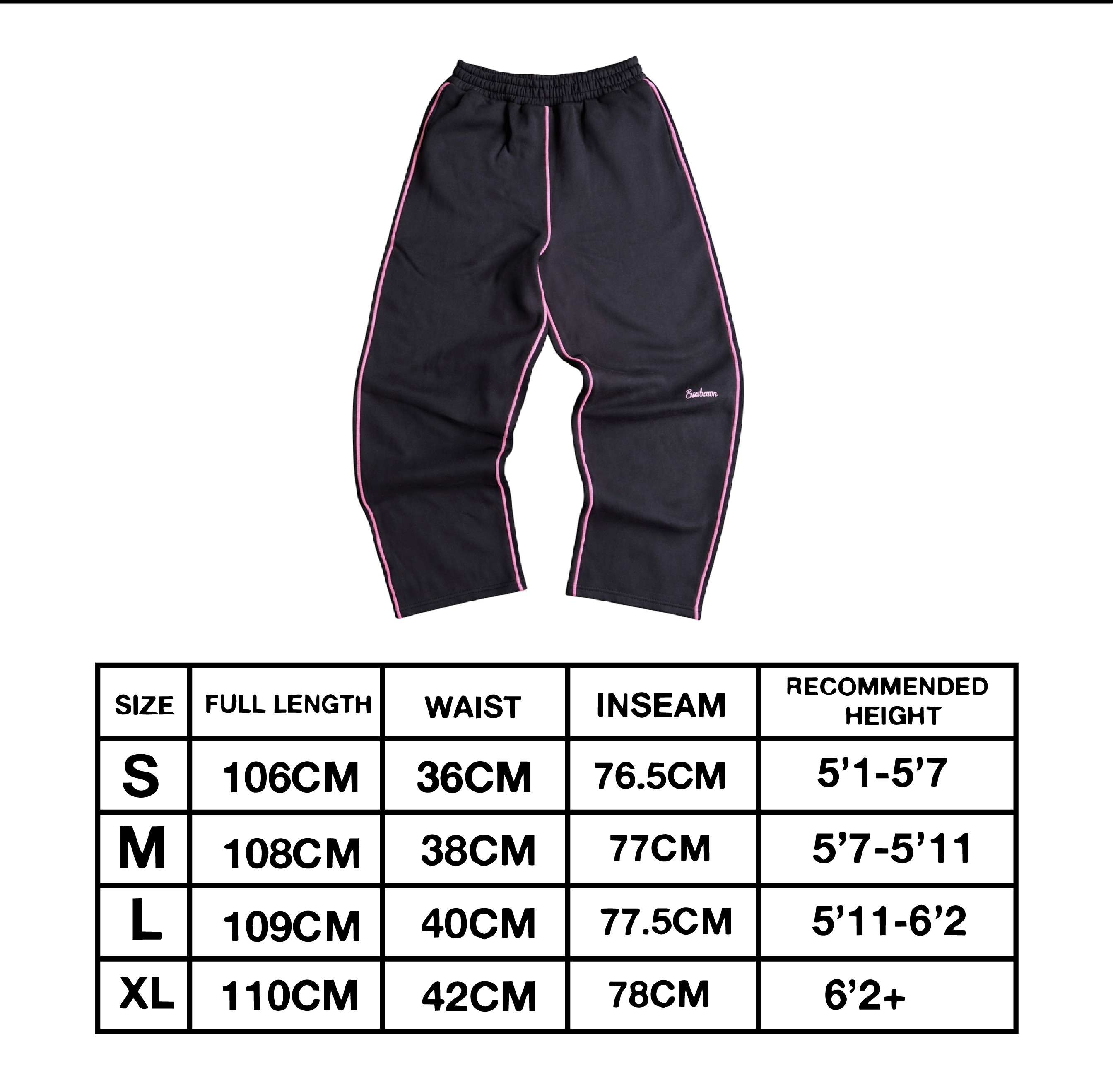 PINK PANTHERS SWEATS [BLACK]