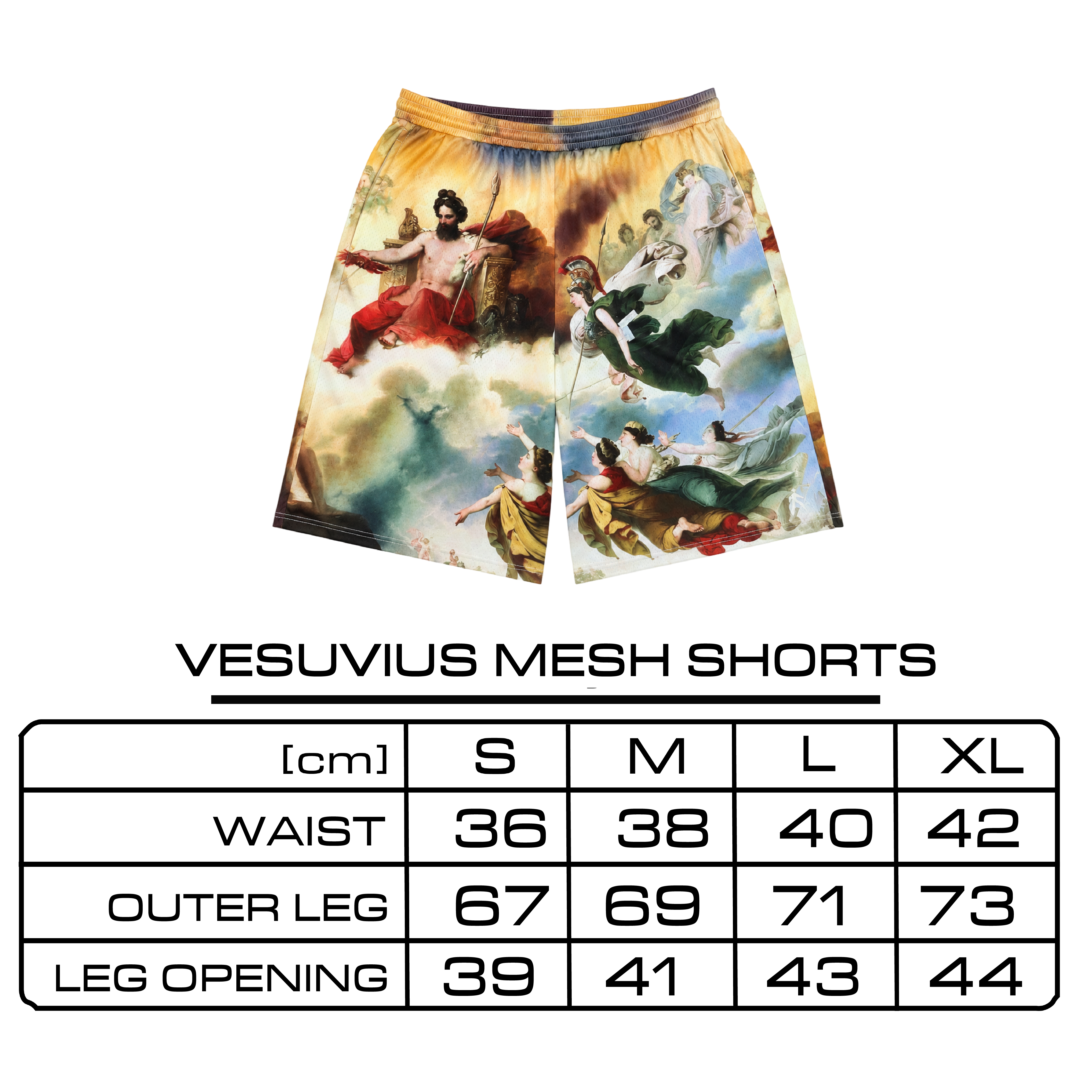 VESUVIUS MESH SHORTS