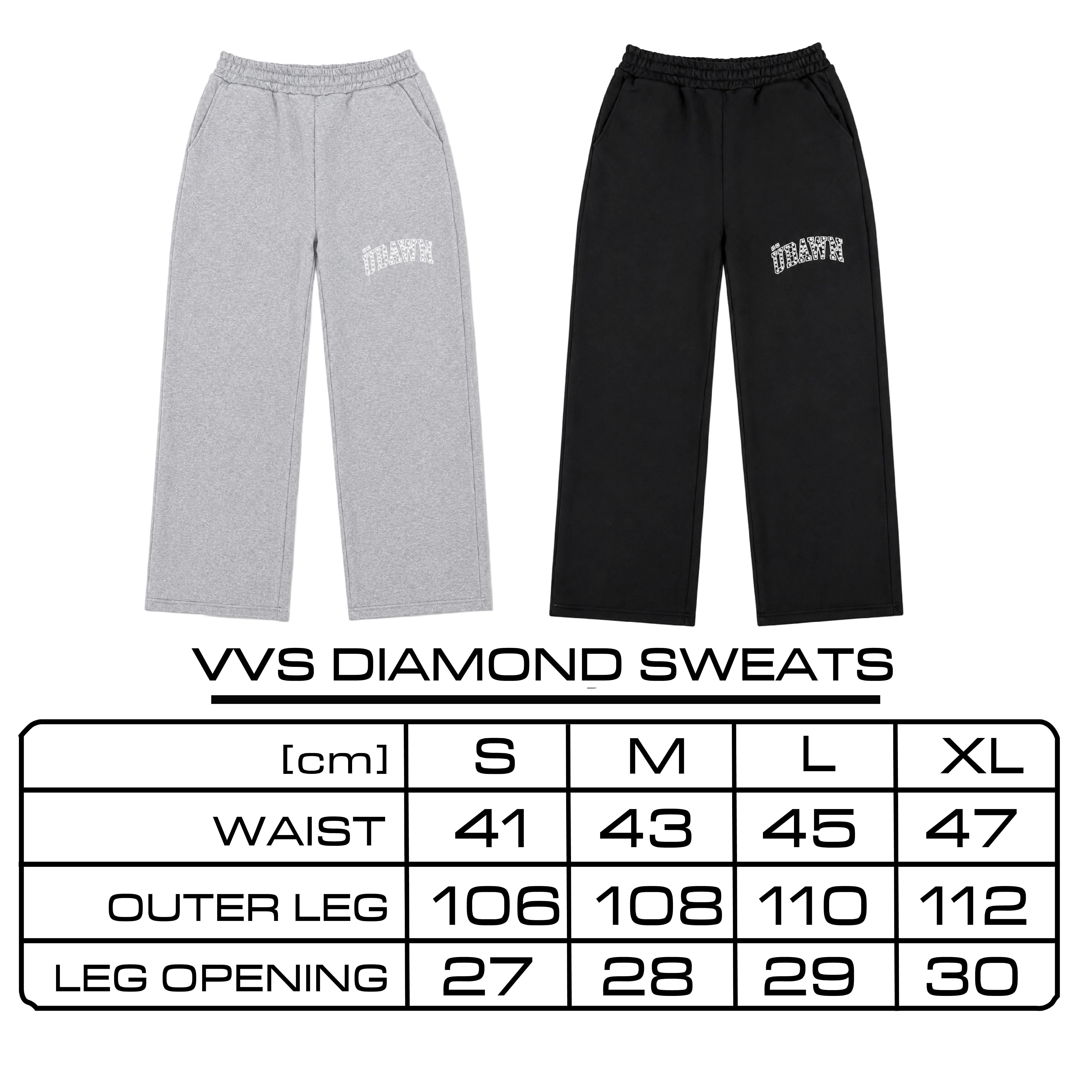 VVS DIAMOND SWEATS [GREY]