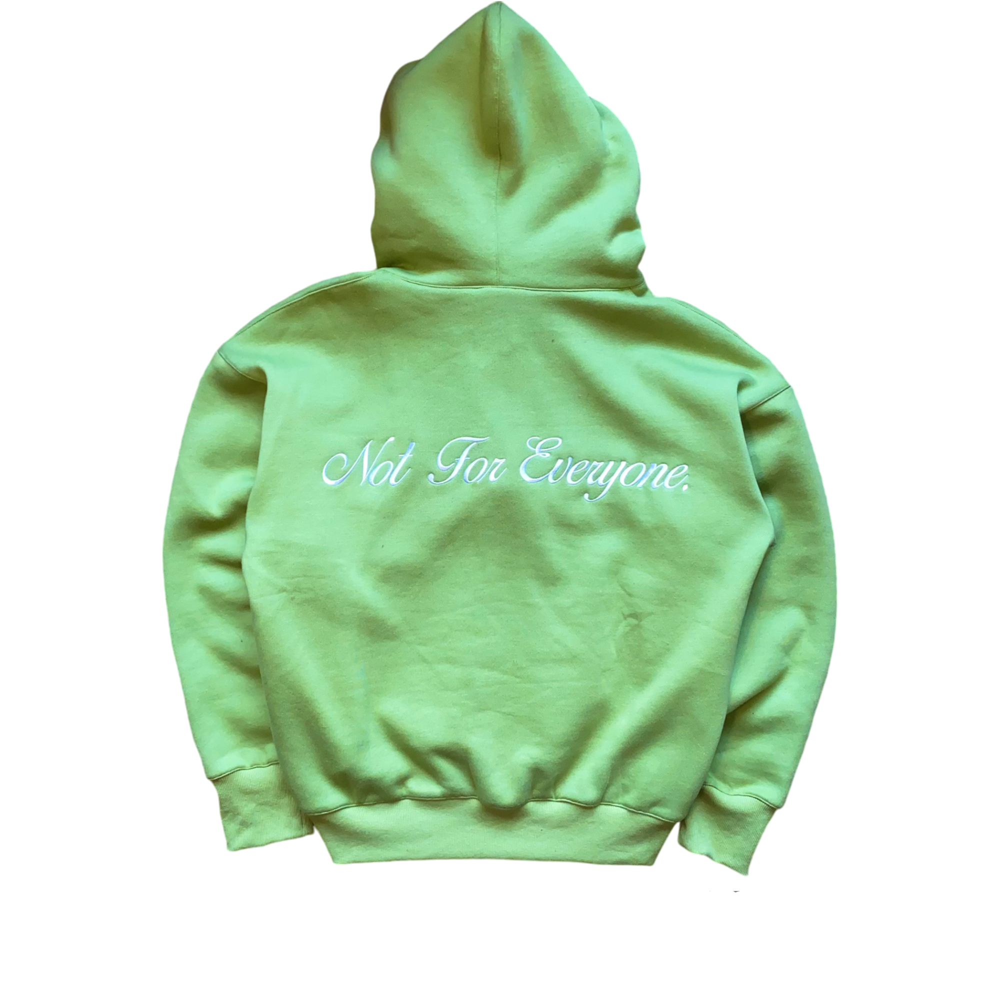 APPLE GREEN ZIP-UP HOODIE